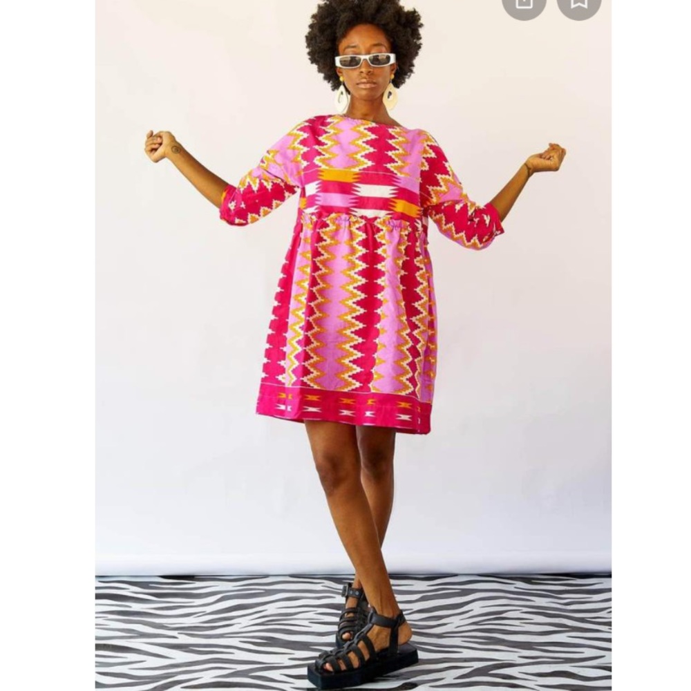 YEVU smock dress - layer cake 💛🧡❤️